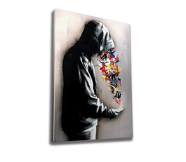 Wallity Cuadro Decorativo en Lienzo Multicolor 50 x 70 cm